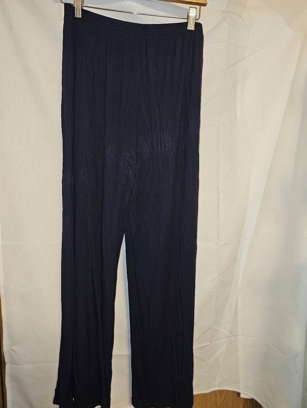 SOULVOR‎ Women's Casual Modal Ribbed Wide Leg Pants - Picture 9 of 12